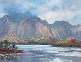 Betty Hay Freeland, Koʻolau Mountains, Oʻahu, Hawaiʻi, 1984, oil on canvas