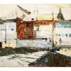 Hiroshi Tagami, Yesterday - Moʻiki 1, 1969, oil on canvas