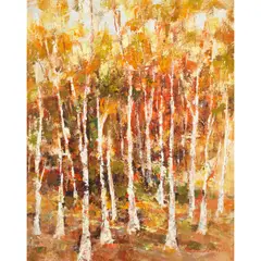 Hajime Okuda, Autumn Forest, 1973, oil on canvas