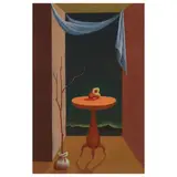 Helen Lundeberg, Souvenir of Nevada, 1943, oil on board