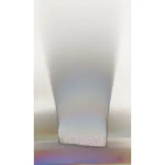 Larry Bell, ST 21 (Small Test), 1978, aluminum and silicon monoxide on white Bristol velour finish paper