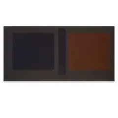 Karl Stanley Benjamin, Squares – Umber and Black, 1961, oil on canvas