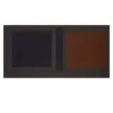 Karl Stanley Benjamin, Squares – Umber and Black, 1961, oil on canvas