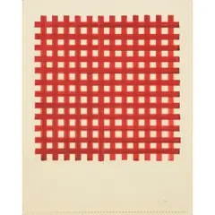 Untitled by Ed Moses, 1978, acrylic on paper, sold Apr 2024