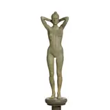 Robert Graham, Koreen, 1993, bronze with greenish brown patina