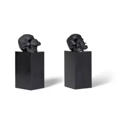 Nathan Mabry, Vanitas, 2007, bronze and wood