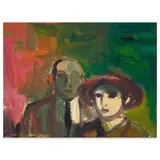 Elmer Bischoff, Red Hat, 1958, oil on canvas