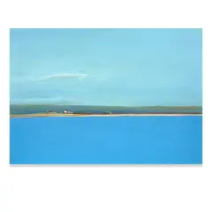 Gregory Kondos, Shoreline, 1967, oil on canvas