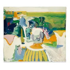 Roland Petersen, Lunch Time, 1961, oil on canvas