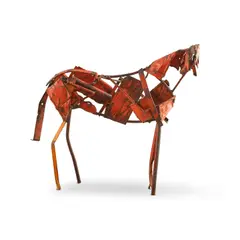 Deborah Butterfield, Virgil, 1988, found steel, welded