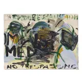 Naomie Kremer, No Trespassing, 2003, oil on canvas