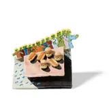 David Gilhooly, (Small) Last Supper, 1981, glazed ceramic