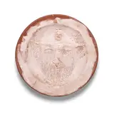Robert Carston Arneson, Describing the Diameter, 1978, glazed ceramic