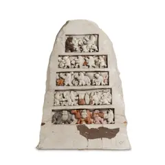 Frog Fred's Prayer Stela: The Presentation of his New Work by David Gilhooly, 1975, glazed ceramic, offered Apr 2024