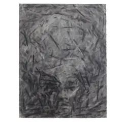 Charles Fine, Self-Portrait, 1983-84, charcoal on paper