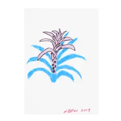 Jonas Wood, Untitled, 2019, colored pencil on paper