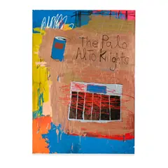 James Franco, Palo Alto Knights, 2011, acrylic on canvas