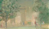 Johann Berthelsen, Evening, Washington Square
