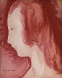 Alfred Maurer, Woman in Profile