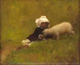 Eastman Johnson, Child and Lamb