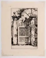 Alfred Heber Hutty, The Garden Gate, 14 Legare Street (H.28)