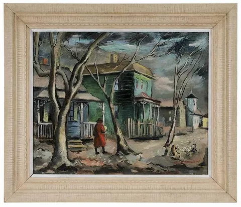 Claude Flynn Howell, Winter Day (Wilmington, NC), 1945, oil on canvas
