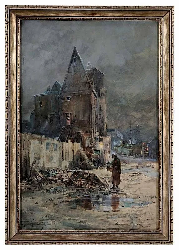 William Louis Sonntag, Jr., watercolor and gouache on artist board