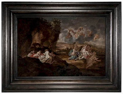 Pieter van Avont, The Abduction of Europa, oil on panel