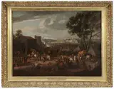 Adam Frans van der Meulen, Louis XIV at a Seige, possibly of Tournai in 1667 or another fortification