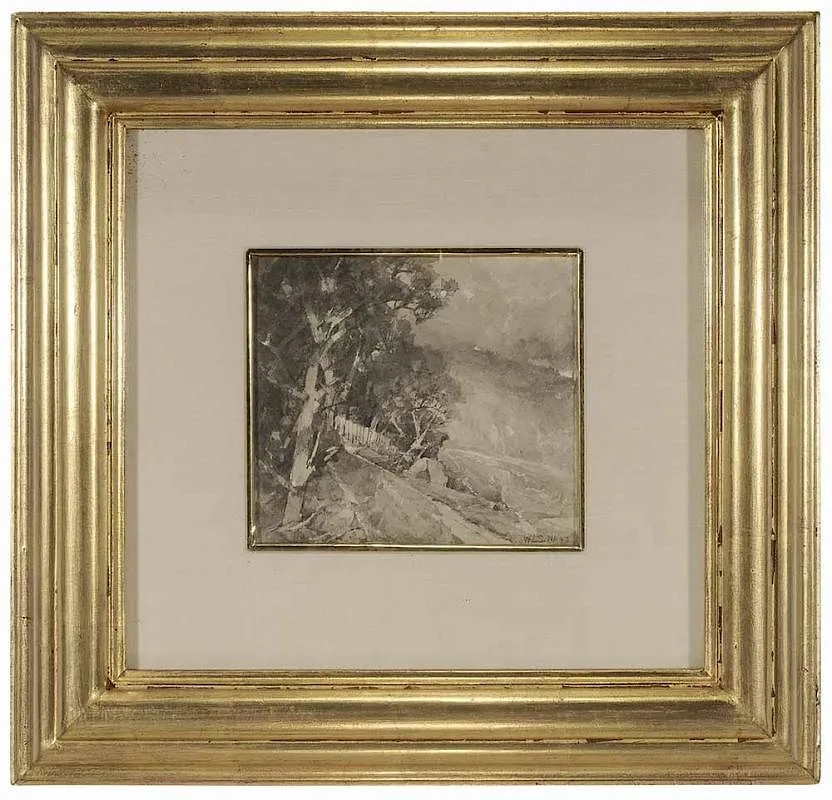 Sr. by William Louis Sonntag, 1897, ink wash on paper, sold Nov 2016