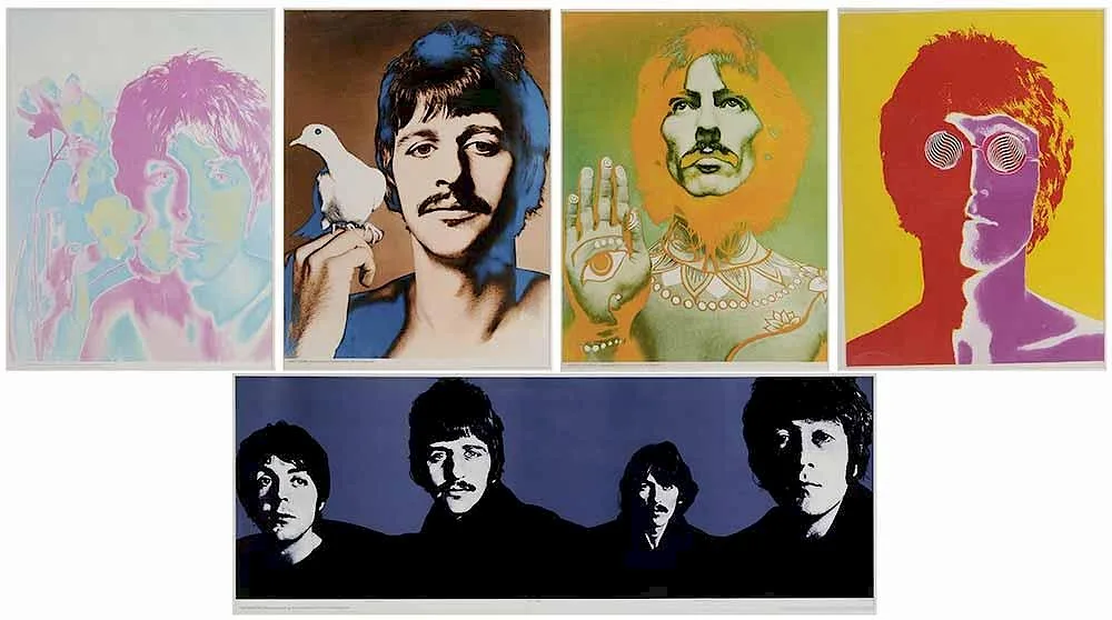 Richard Avedon, The Beatles, 1967, color poster on paper