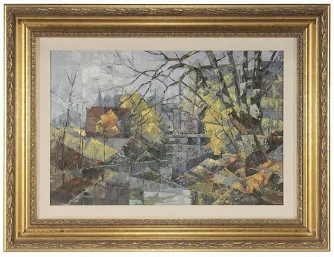 Monocacy Creek Near Paintmill by Wilmer G. Behler, 1962, oil on masonite, sold Nov 2016