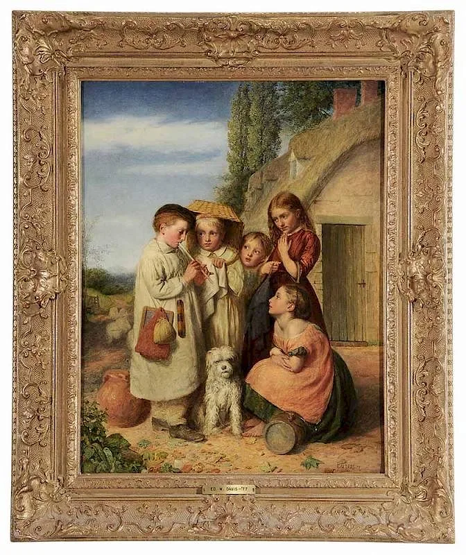 Edward Davis, The Whistle Concert, 1877, oil on canvas