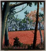 Maud Gatewood, Wisteria and Plowed Field, March