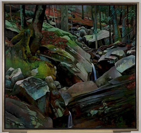 Edward Kellogg, Appalachian Landscape, oil on canvas