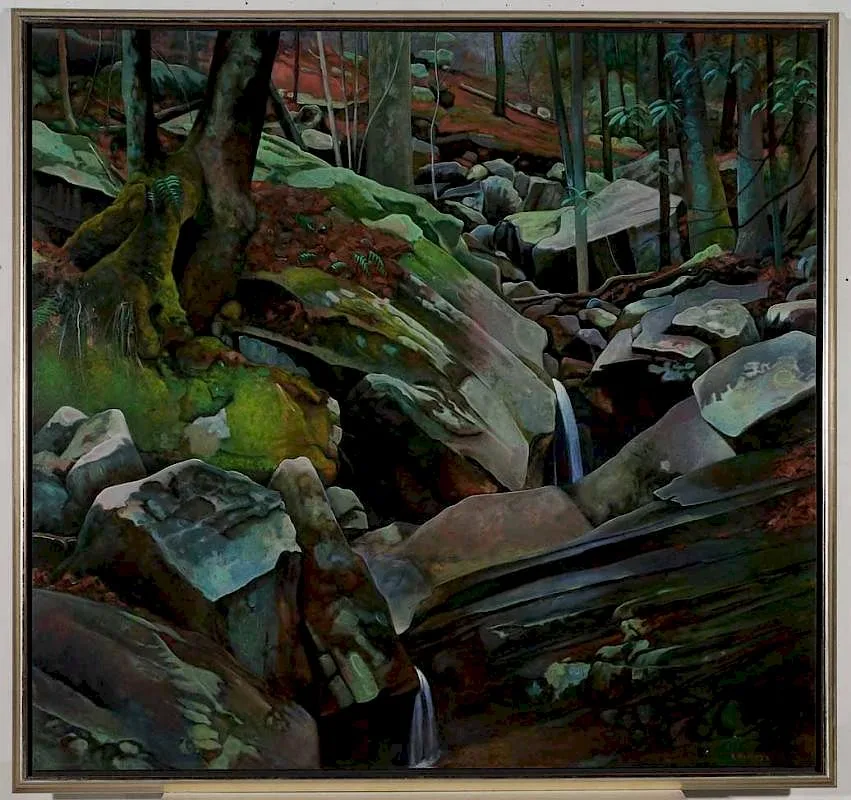 Edward Kellogg, Appalachian Landscape, oil on canvas