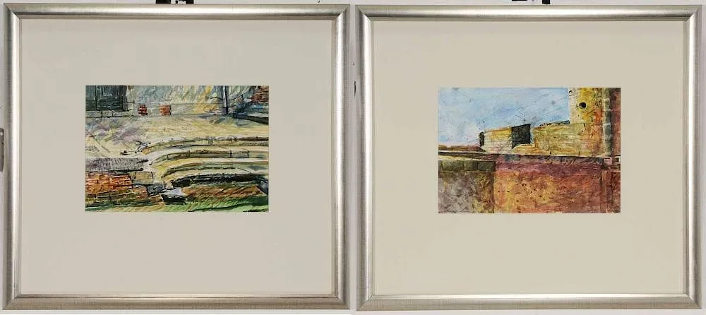 Fred Nall Hollis, Venice, 1985, watercolor on paper