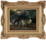 Elliott Daingerfield, Nude Under a Rhododendron