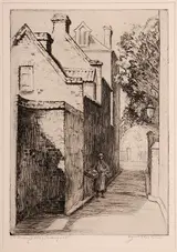 Elizabeth O'Neill Verner, St Michael's Alley (Looking West)