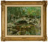 Ernest Lawson, The Forest Pool-Summer
