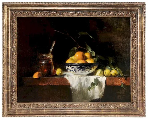 David A. Leffel, Honey, Oranges and Lemons, 1987, oil on canvas