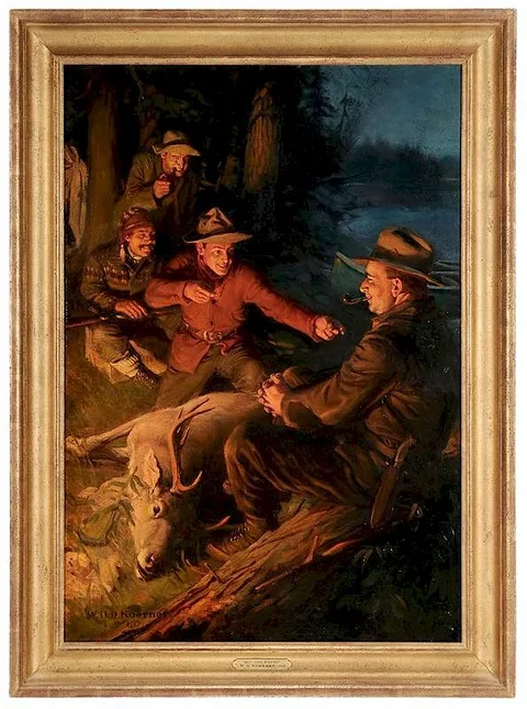 Wilhelm Heinrich Detlev Körner, Quit Your Kidding, 1910, oil on canvas