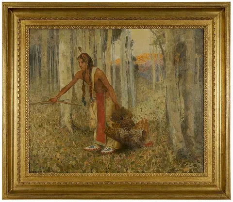 E. Irving Couse, The Hunter's Return, oil on canvas