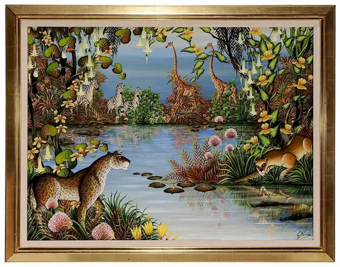 Gustavo Novoa, Lost Paradise, oil on canvas