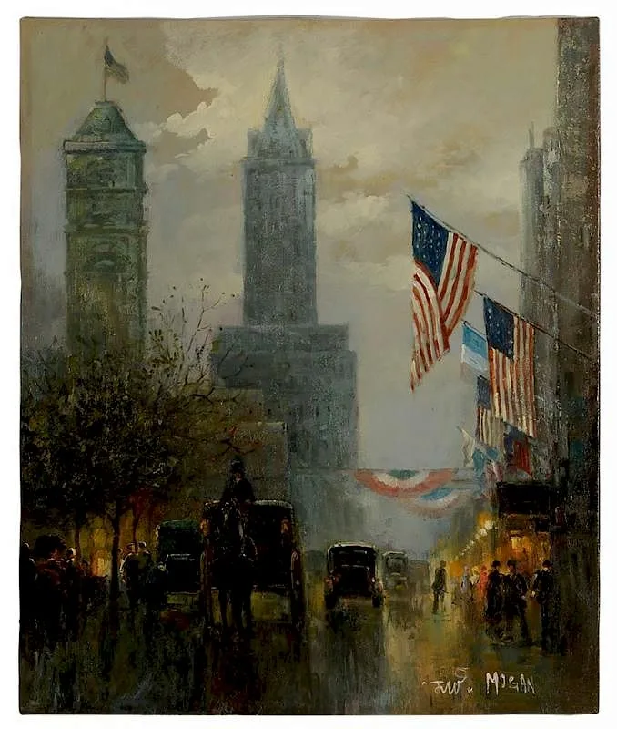 John William Morgan, New York, oil on canvas
