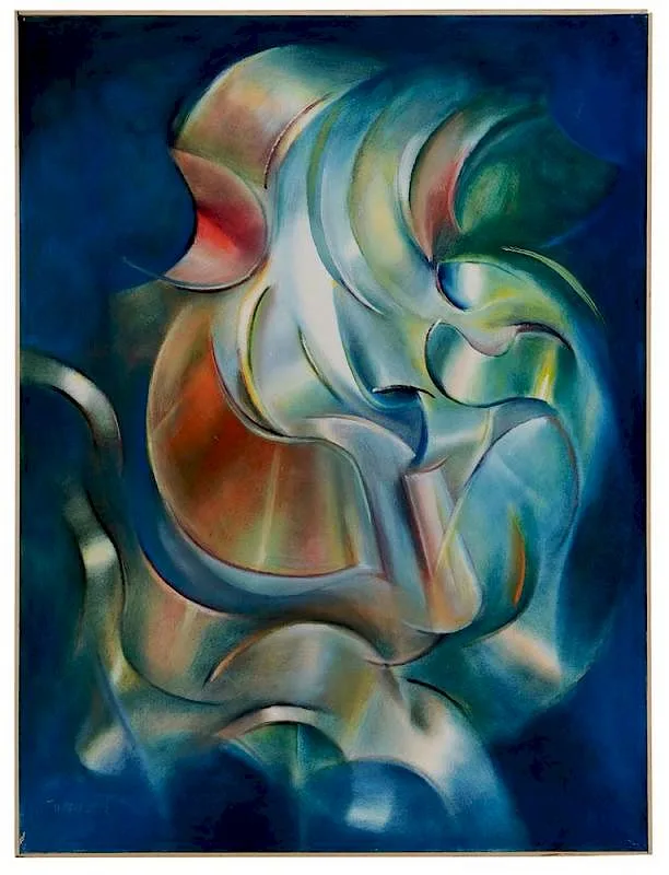 Becoming by Gerard Francis Tempest, 1989, oil on canvas, offered Jul 2016