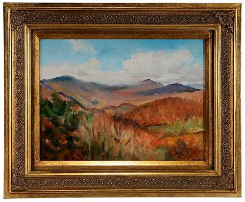 Autumn Colors by Francis Dayrell Kortheuer, oil on canvas board, sold Jul 2016