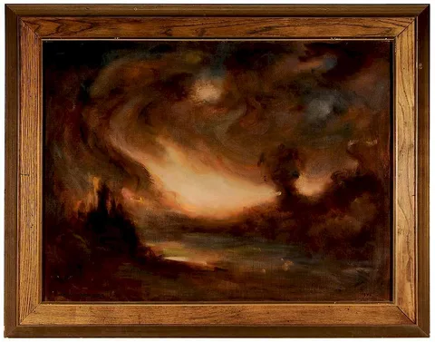 Creation by Francis Dayrell Kortheuer, 1971, oil on canvas, offered Jul 2016