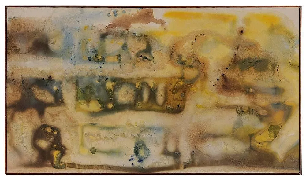 Joan Speer, Untitled, abstract composition, oil on canvas