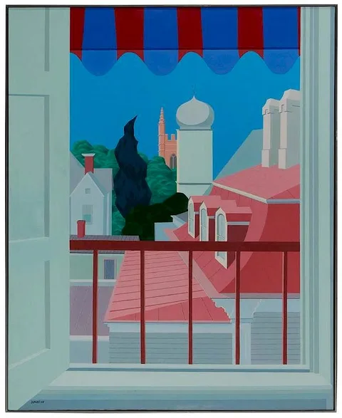 Claude Flynn Howell, View From My Window, 1969, oil on canvas